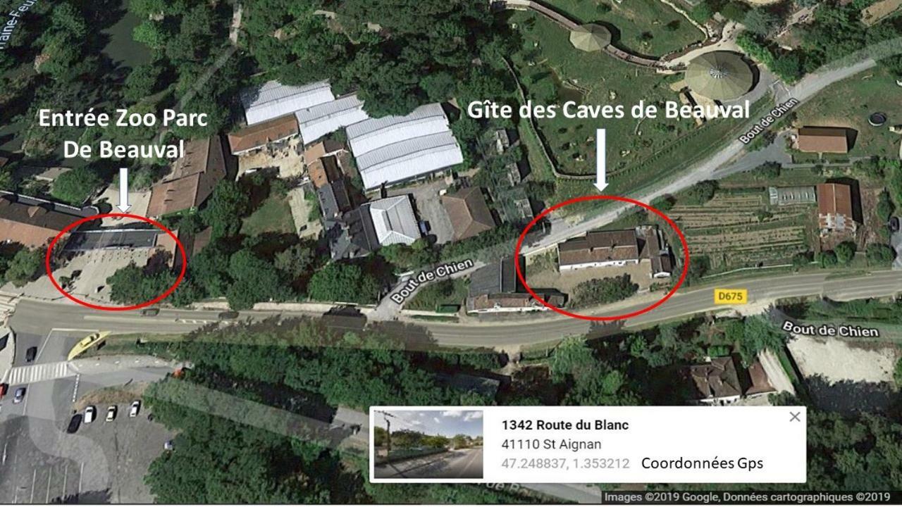 Gite Caves De Beauval サン・テニャン エクステリア 写真